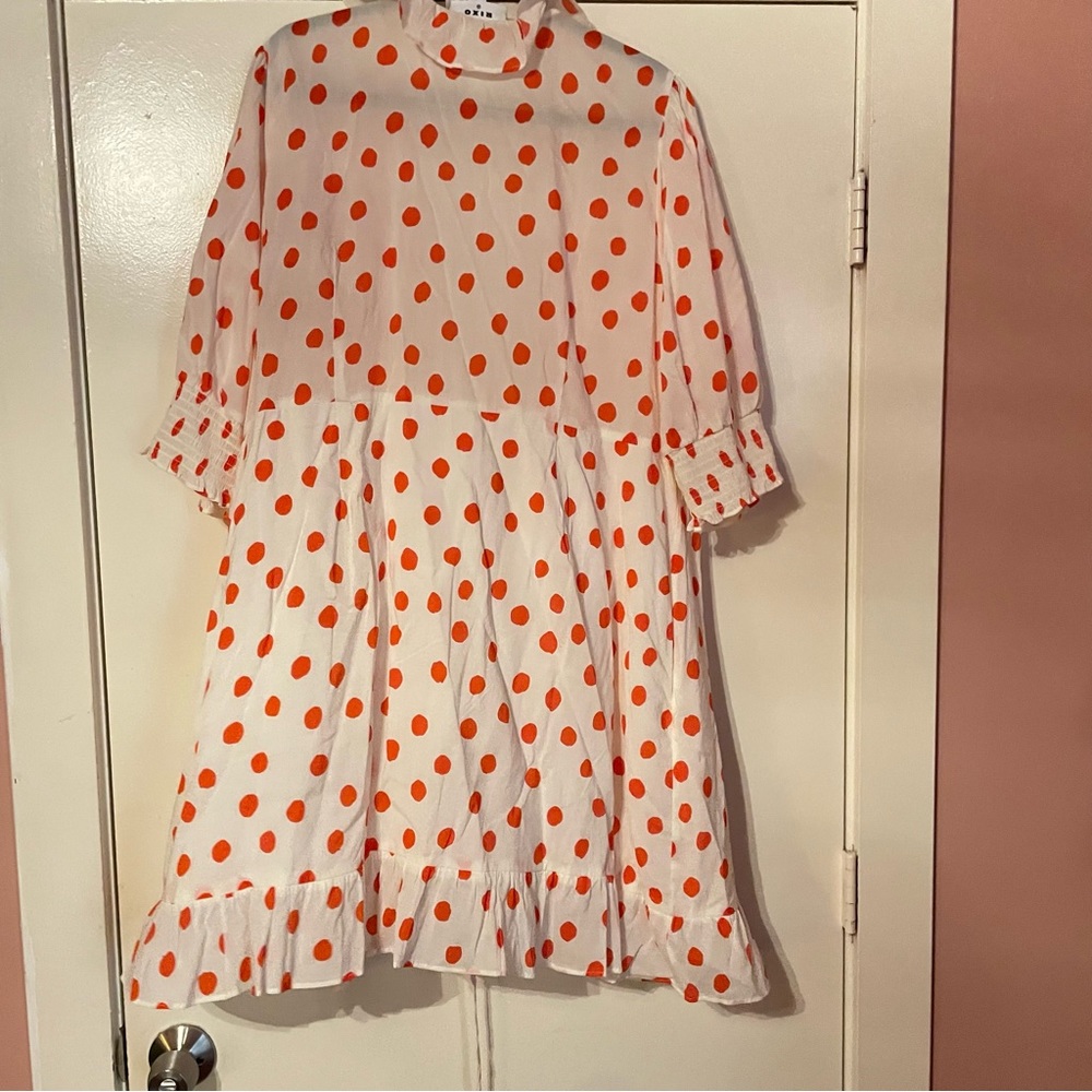 Midi/Mini depends on your height,polka dots, wrap dress
